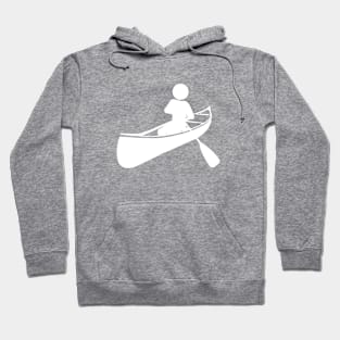 Canoeing At Play Hoodie